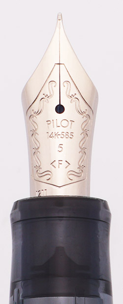 Pilot Custom 74 Fountain Pen (2011) - Clear Orange, Rhodium Trim